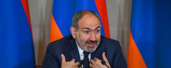 Пресс-конференция премьер-министра Никола Пашиняна по итогам первого года пребывания на посту (8 мая 2019). Еревaн - Sputnik Արմենիա