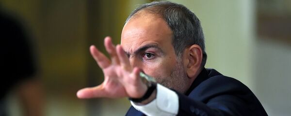 Пресс-конференция премьер-министра Никола Пашиняна по итогам первого года пребывания на посту (8 мая 2019). Еревaн - Sputnik Армения