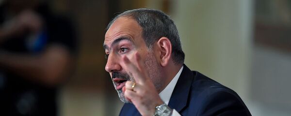 Пресс-конференция премьер-министра Никола Пашиняна по итогам первого года пребывания на посту (8 мая 2019). Еревaн - Sputnik Արմենիա