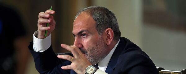 Пресс-конференция премьер-министра Никола Пашиняна по итогам первого года пребывания на посту (8 мая 2019). Еревaн - Sputnik Армения