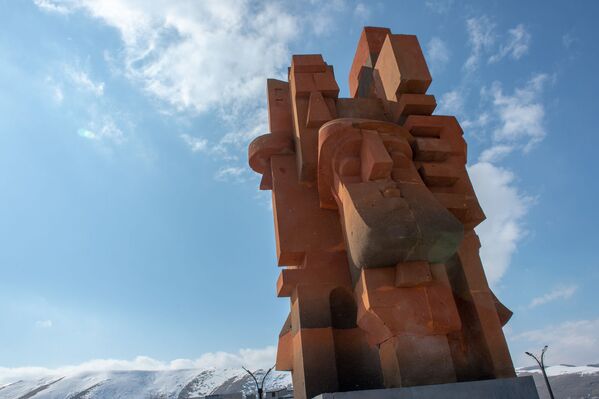 Мемориал памяти павших в Великой Отечественной войне в городе Раздане - Sputnik Армения