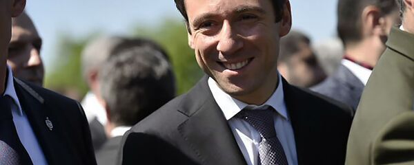 Мэр Еревaна Айк Марутян на праздновании дня Победы (9 мая 2019). Еревaн - Sputnik Армения