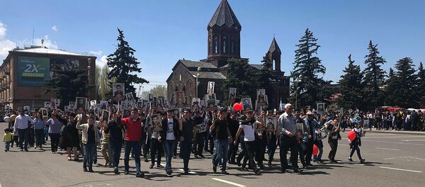 Парад Победы в Гюмри Парад Победы в Гюмри - Sputnik Արմենիա