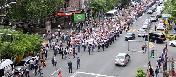 Акция Бессмертный полк (9 мая 2019). Еревaн - Sputnik Արմենիա