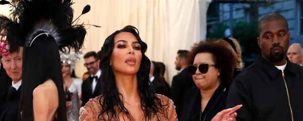 Кайне Уэст и Ким Кардашьян Уэст на Met-Gala (6 мая 2019). Нью-Йорк - Sputnik Армения