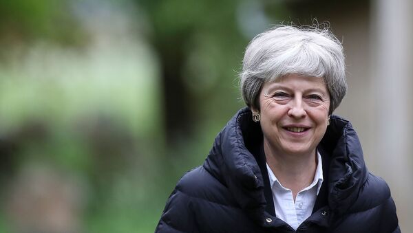 Премьер-министр Великобритании Тереза Мэй около церкви, недалеко от Хай-Уиком, (28 апреля 2019). Великобритания - Sputnik Արմենիա