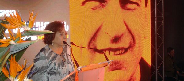 Белла Кочарян во время презентации книги Роберта Кочаряна Жизнь и свобода (12 мая 2019). Еревaн Белла Кочарян во время презентации книги Роберта Кочаряна Жизнь и свобода (12 мая 2019). Еревaн - Sputnik Армения