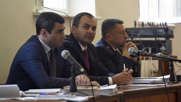 Генеральный прокурор Артур Давтян на заседании суда по делу 1 марта (13 мая 2019). Еревaн - Sputnik Армения