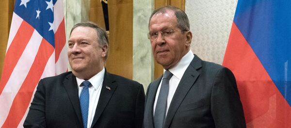 Встреча главы МИД РФ С. Лаврова с госсекретарем США М. Помпео Встреча главы МИД РФ С. Лаврова с госсекретарем США М. Помпео - Sputnik Армения
