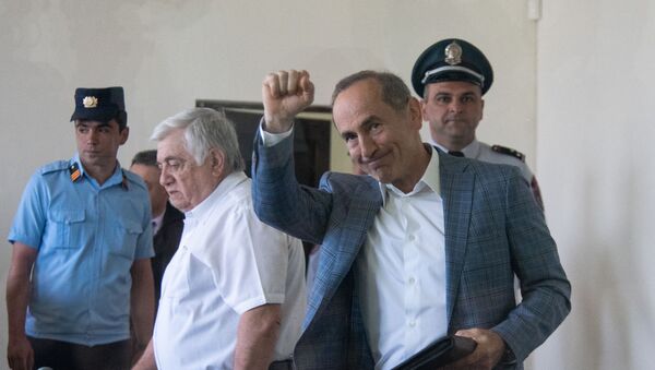 Роберт Кочарян на заседании суда по делу 1 марта (15 мая 2019). Еревaн - Sputnik Արմենիա