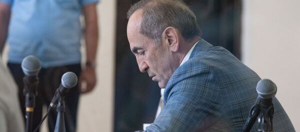 Роберт Кочарян на заседании суда по делу 1 марта (15 мая 2019). Еревaн - Sputnik Արմենիա