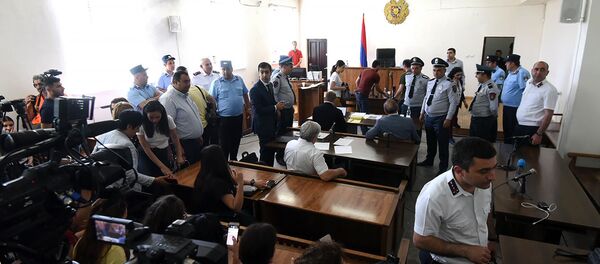 Зал суда перед началом судебного заседания по делу 1 марта (16 мая 2019). Еревaн - Sputnik Армения