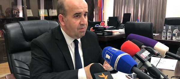 Пресс-конференция губернатора Ширака Тиграна Петросяна (16 мая 2019). Еревaн Пресс-конференция губернатора Ширака Тиграна Петросяна (16 мая 2019). Еревaн - Sputnik Արմենիա