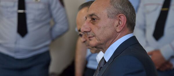 Президент Карабаха Бако Саакян на заседании суда по делу 1 марта (16 мая 2019). Еревaн - Sputnik Армения