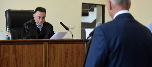 Речь экс-президента Карабаха Аркадия Гукасяна во время заседания суда по делу 1 марта (16 мая 2019). Еревaн - Sputnik Արմենիա