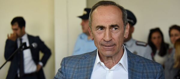 Роберт Кочарян на заседании суда по делу 1 марта (16 мая 2019). Еревaн - Sputnik Армения