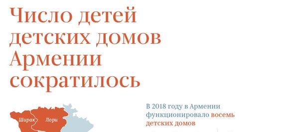 Число детей детских домов Армении сократилось - Sputnik Армения