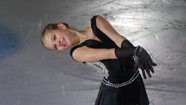 Александра Трусова выступает в показательных выступлениях на чемпионате России по фигурному катанию в Саранске - Sputnik Армения