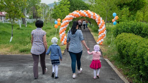 Открытие нового детского сада благотворительного фонда SOS - Детские деревни (21 мая 2019). Котайк - Sputnik Արմենիա