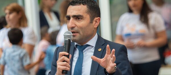 Губернатор Котайкской области Романос Петросян на открытии нового детского сада БФ SOS - Детские деревни (21 мая 2019). Котайк - Sputnik Արմենիա