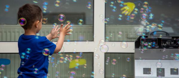 Дети на открытии нового детского сада благотворительного фонда SOS - Детские деревни (21 мая 2019). Котайк - Sputnik Армения