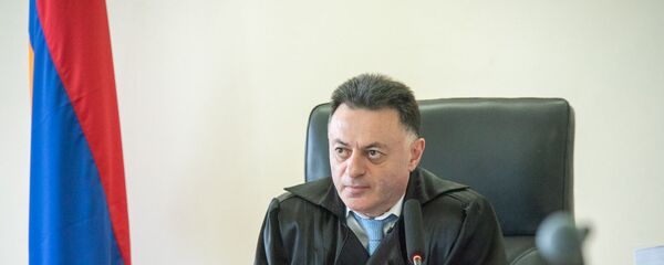 Судья Давид Григорян на заседании по делу 1 марта (17 мая 2019). Еревaн - Sputnik Արմենիա