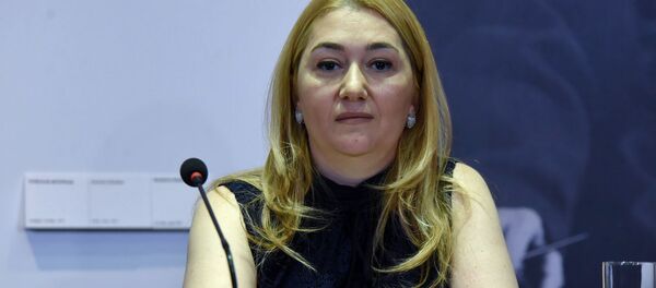 Ген.директор благотворительного фонда Город улыбок Эстер Демирчян на пресс-конференции (27 мая 2019). Еревaн - Sputnik Армения