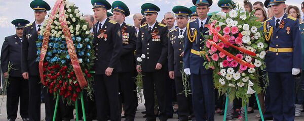Военнослужащие ЮВО в Армении приняли участие в праздновании Дня пограничника России - Sputnik Армения