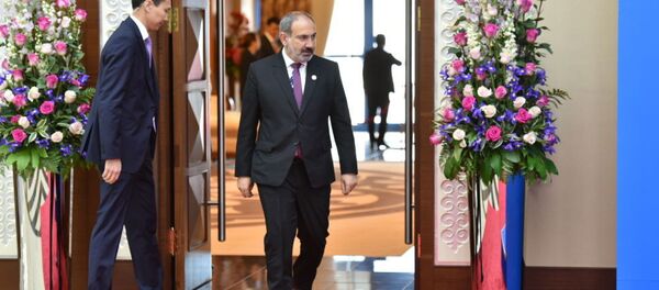 Пашинян на саммите ЕАЭС в Нур-Султане - Sputnik Армения