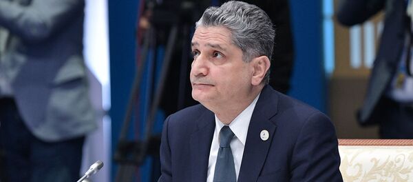 Председатель коллегии ЕЭК Тигран Саркисян на заседании Высшего Евразийского экономического совета (29 мая 2019). Нур-Султан Председатель коллегии ЕЭК Тигран Саркисян на заседании Высшего Евразийского экономического совета (29 мая 2019). Нур-Султан - Sputnik Армения