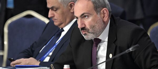 Премьер-министр Армении Никол Пашинян на заседании Высшего Евразийского экономического совета, приуроченного к пятилетию подписания Договора о Евразийском экономическом союзе (29 мая 2019). Нур-Султан - Sputnik Արմենիա