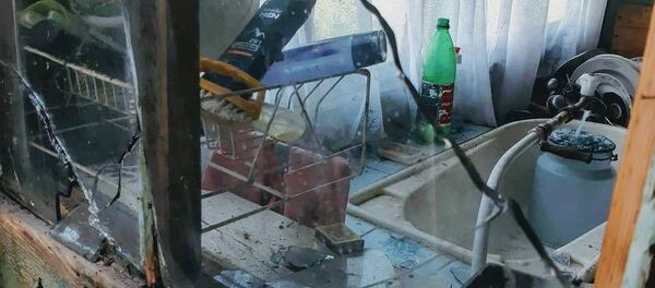 Место взрыва в селе Норамарг, Арарат Место взрыва в селе Норамарг, Арарат - Sputnik Արմենիա