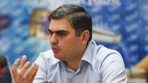Сурен Парсян на пресс-конференции (3 июня 2019). Еревaн - Sputnik Արմենիա