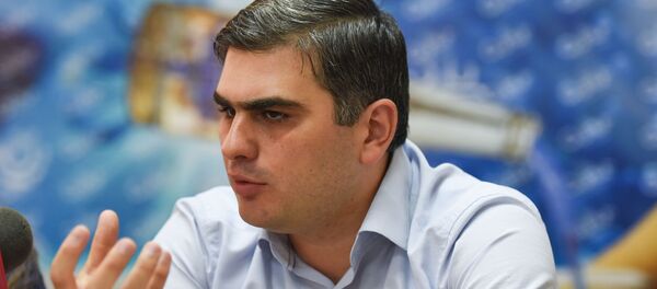 Сурен Парсян на пресс-конференции (3 июня 2019). Еревaн - Sputnik Արմենիա