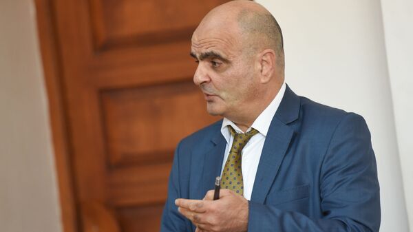 Адвокат семьи генерала Манвела Григоряна Левон Багдасарян на судебном заседании (2 мая 2019). Еревaн - Sputnik Армения
