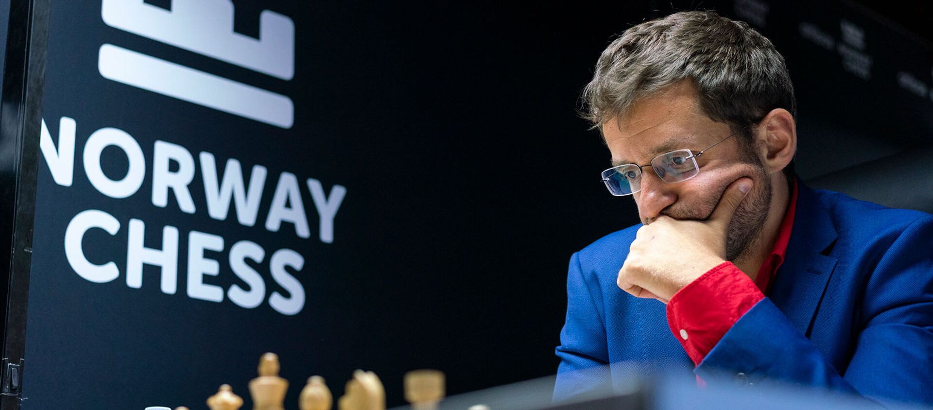 Гроссмейстер Левон Аронян во время блиц-турнира Altibox Norway Chess 2019 (3 июня 2019). Ставангер, Норвегия - Sputnik Армения, 1920, 04.07.2021