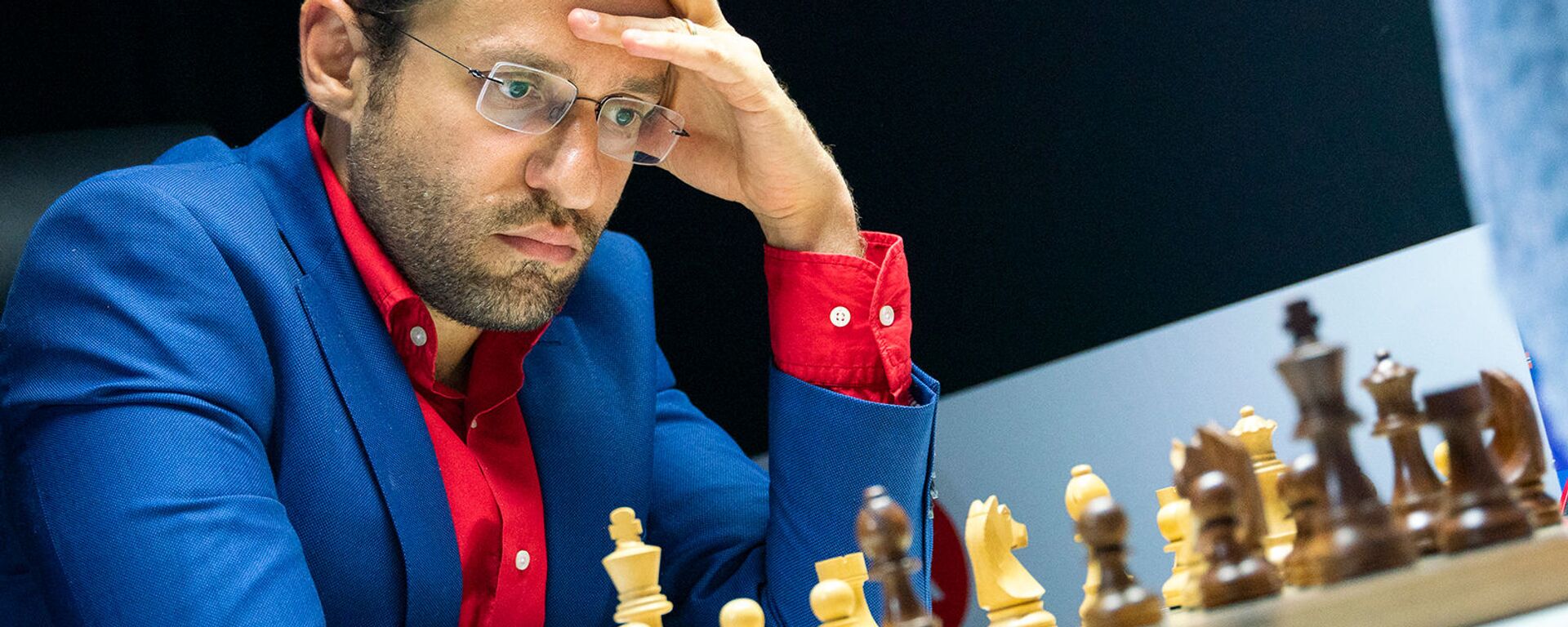 Гроссмейстер Левон Аронян во время блиц-турнира Altibox Norway Chess 2019 (3 июня 2019). Ставангер, Норвегия - Sputnik Армения, 1920, 18.06.2021