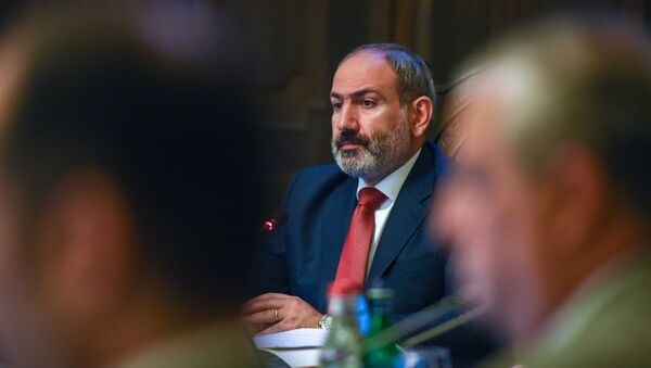 Премьер-министр Никол Пашинян на заседании правительства Армении (6 июня 2019). Еревaн - Sputnik Армения