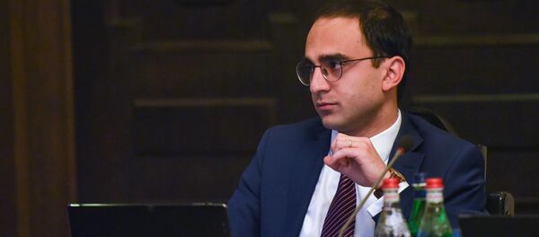 Вице-премьер Тигран Авинян на заседании правительства Армении (6 июня 2019). Еревaн - Sputnik Արմենիա