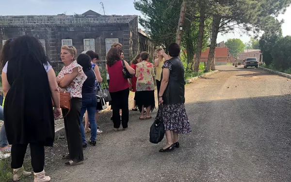 Сотрудницы швейной фабрики Sasstex в Гюмри Сотрудницы швейной фабрики Sasstex в Гюмри - Sputnik Армения