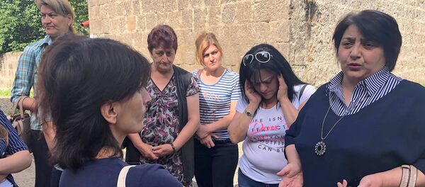 Сотрудницы швейной фабрики Sasstex в Гюмри Сотрудницы швейной фабрики Sasstex в Гюмри - Sputnik Արմենիա