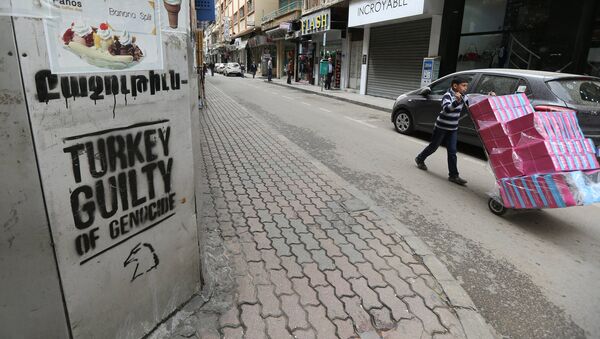 Улица ливанского города Бурдж Амуд или Маленькая Армения как ее часто называют - Sputnik Армения