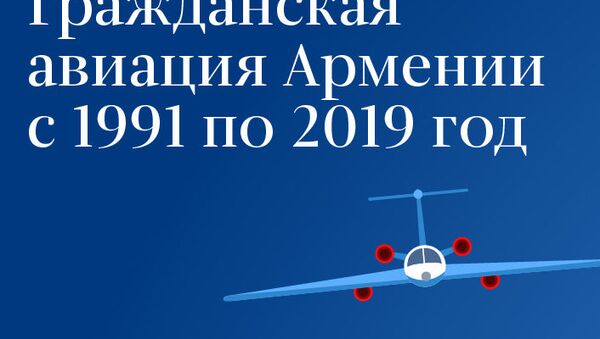 Гражданская авиация Армении с 1991 по 2019 год - Sputnik Армения