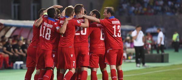 Футбольный матч отборочного тура Евро-2020 между сборными Армении и Лихтенштейна (8 июня 2019). Еревaн - Sputnik Արմենիա