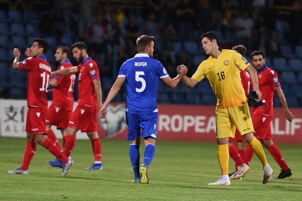Футбольный матч отборочного тура Евро-2020 между сборными Армении и Лихтенштейна (8 июня 2019). Еревaн - Sputnik Армения