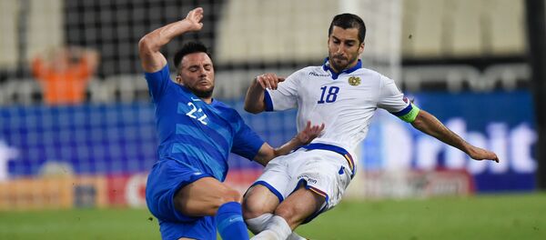 Футбольный матч отборочного тура Евро-2020 между сборными Греции и Армении (11 июня 2019). Афины - Sputnik Армения