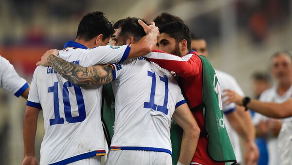 Футбольный матч отборочного тура Евро-2020 между сборными Греции и Армении (11 июня 2019). Афины - Sputnik Արմենիա