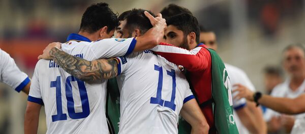 Футбольный матч отборочного тура Евро-2020 между сборными Греции и Армении (11 июня 2019). Афины - Sputnik Армения