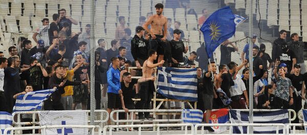 Футбольный матч отборочного тура Евро-2020 между сборными Греции и Армении (11 июня 2019). Афины - Sputnik Армения