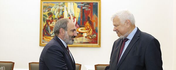 Премьер-министр Никол Пашинян принял Анджея Каспршика Премьер-министр Никол Пашинян принял Анджея Каспршика - Sputnik Արմենիա